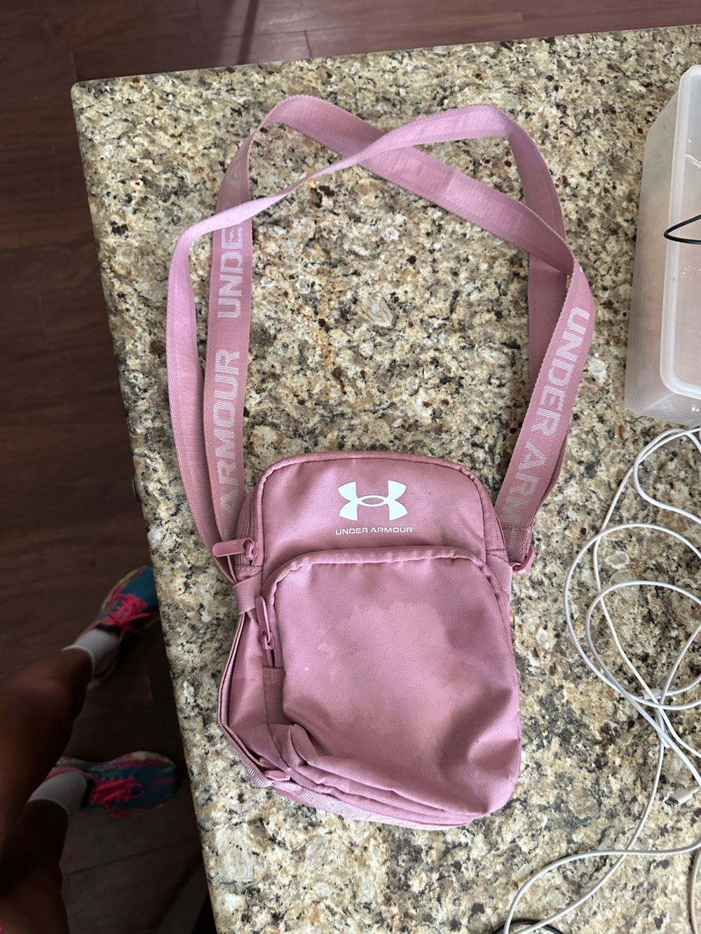 Under Armour Dusty Pink Crossbody Phone Pouch